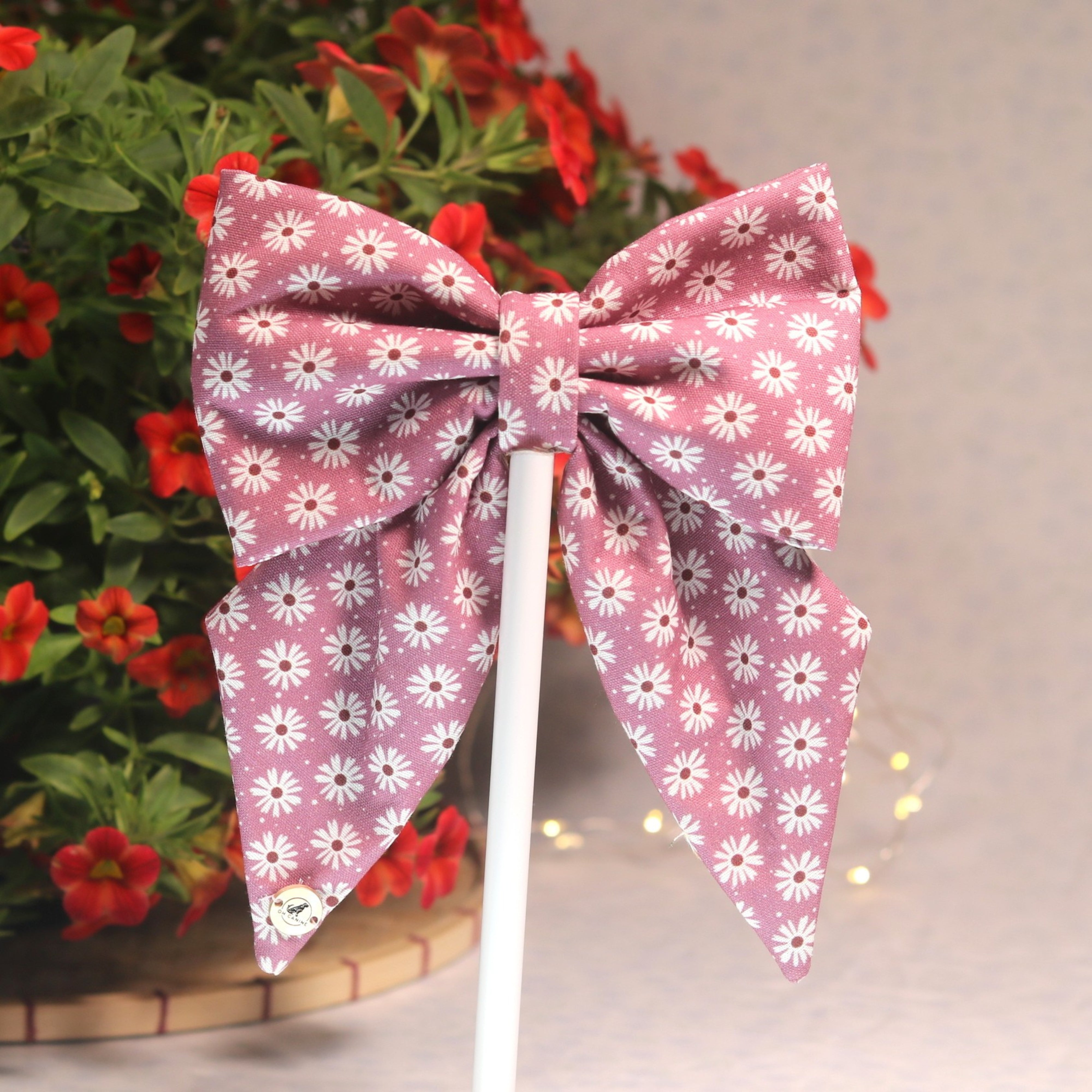 Rosy Romp Sailor bow for Pets