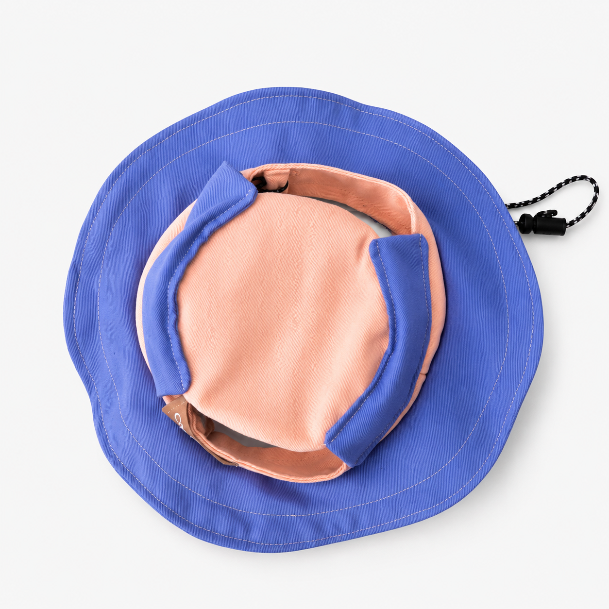 Peach & Periwinkle Colorblock Dog Bucket Hat – Oh Canine