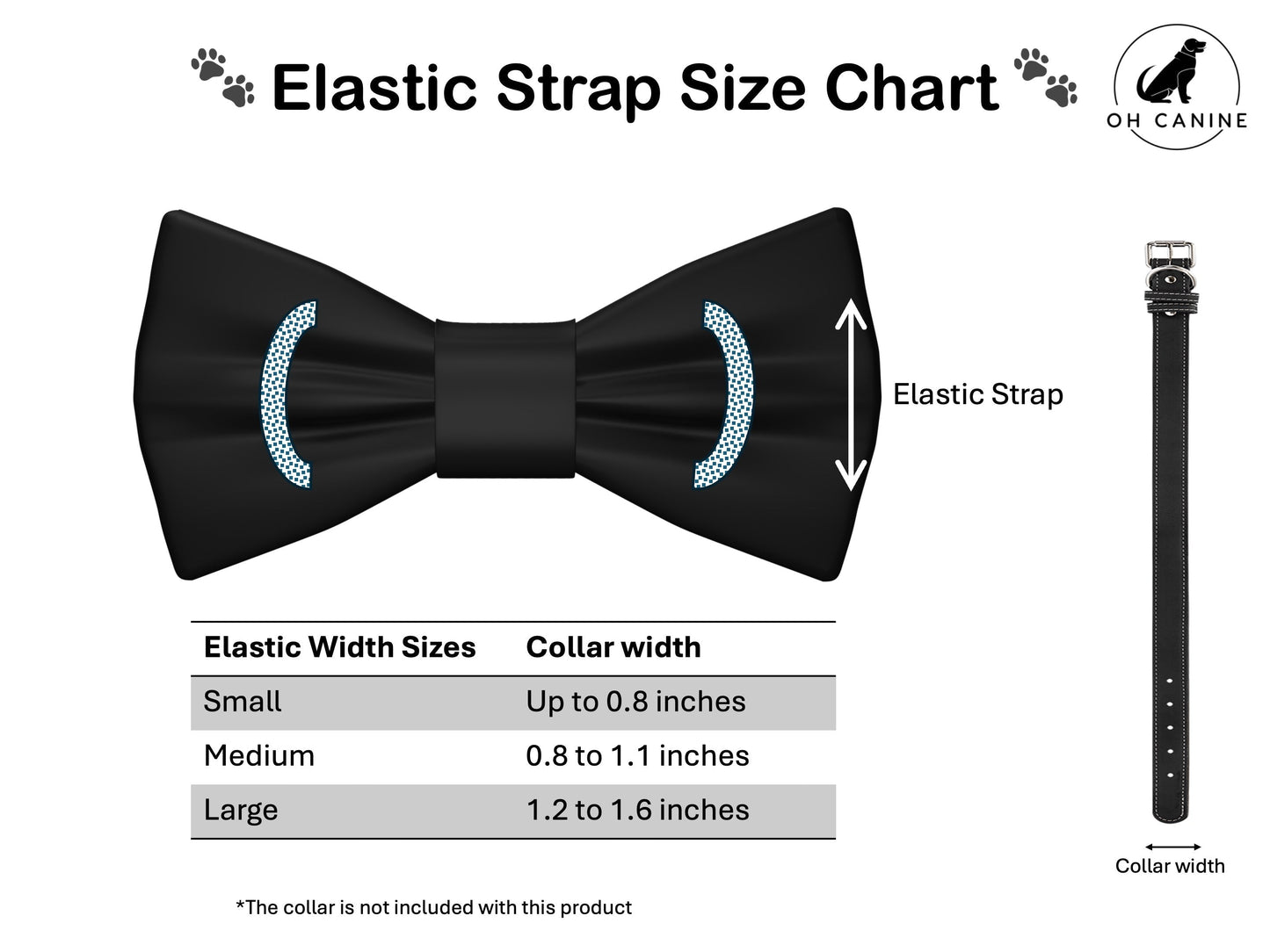 American flag in stripes collar Bow tie