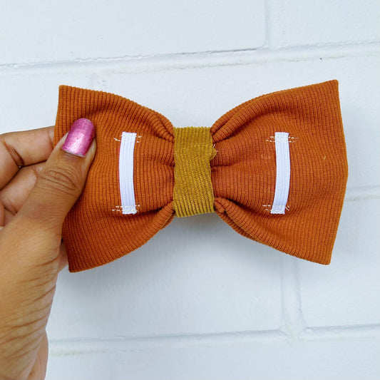 Pumpkin Spice Dog Bow tie collar