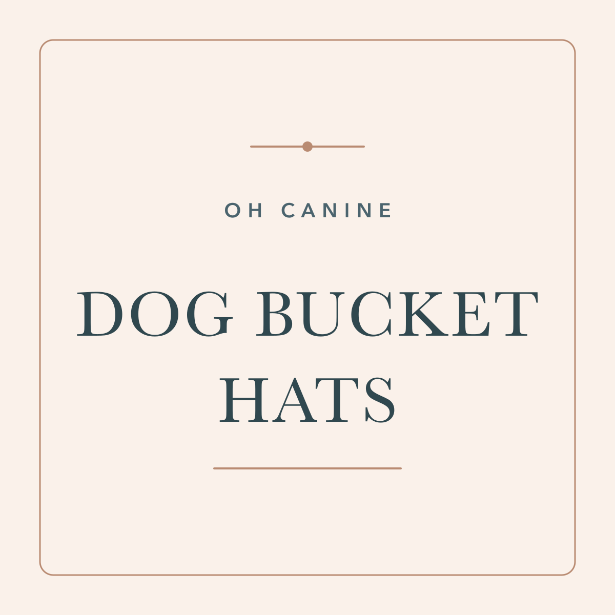 Dog Bucket Hats