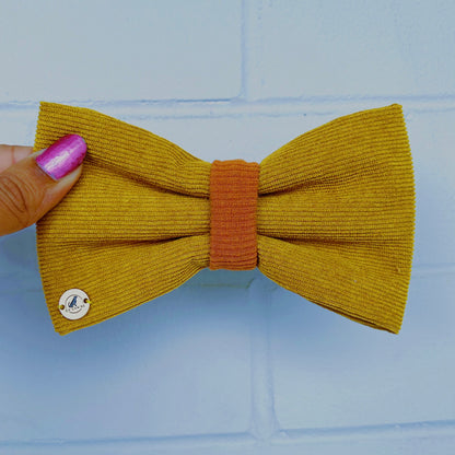 Harvest Glow handmade Dog Bowtie collar