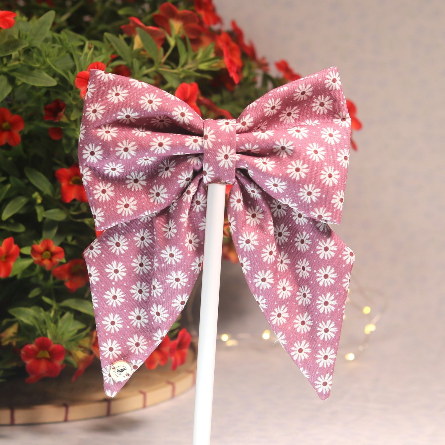 Rosy Romp Sailor bow for Pets