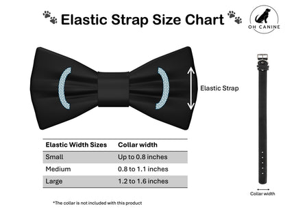 American flag in stripes collar Bow tie