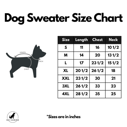 Dog Sweater - Christmas matching set