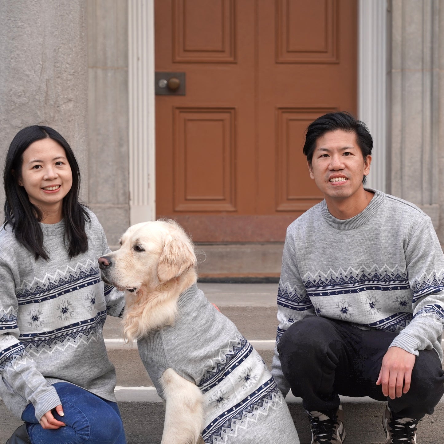 Matching Christmas Sweaters for Dog and Human- Polar Paws