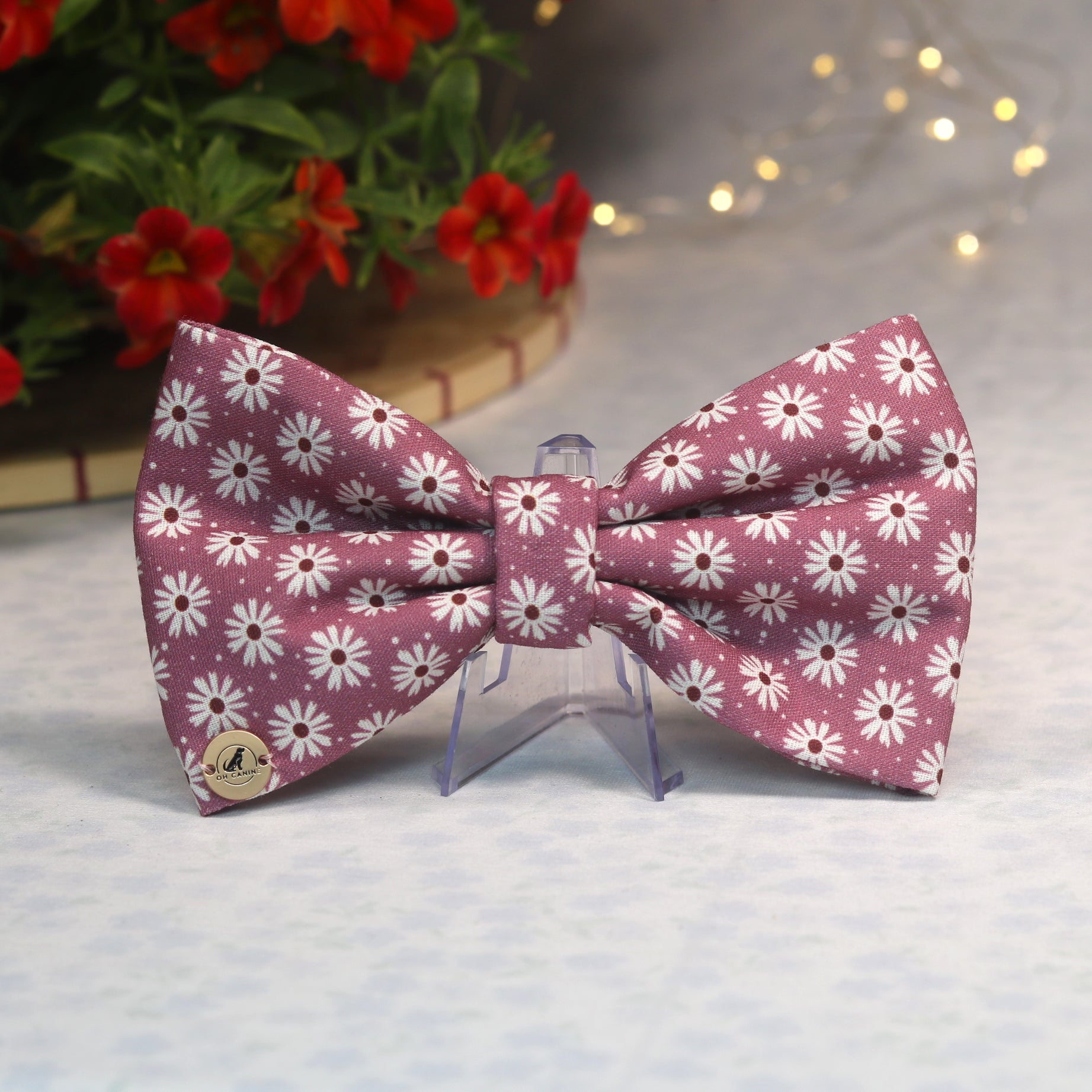 Rosy Romp Bow tie