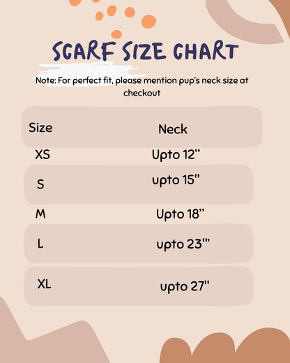 Dog Scarf | Handmade Pet Christmas Scarf