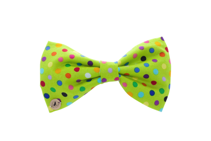 Nœud papillon personnalisé pour collier de chien fait main vert